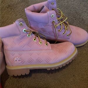 Timberland Kids Light Pink Boots